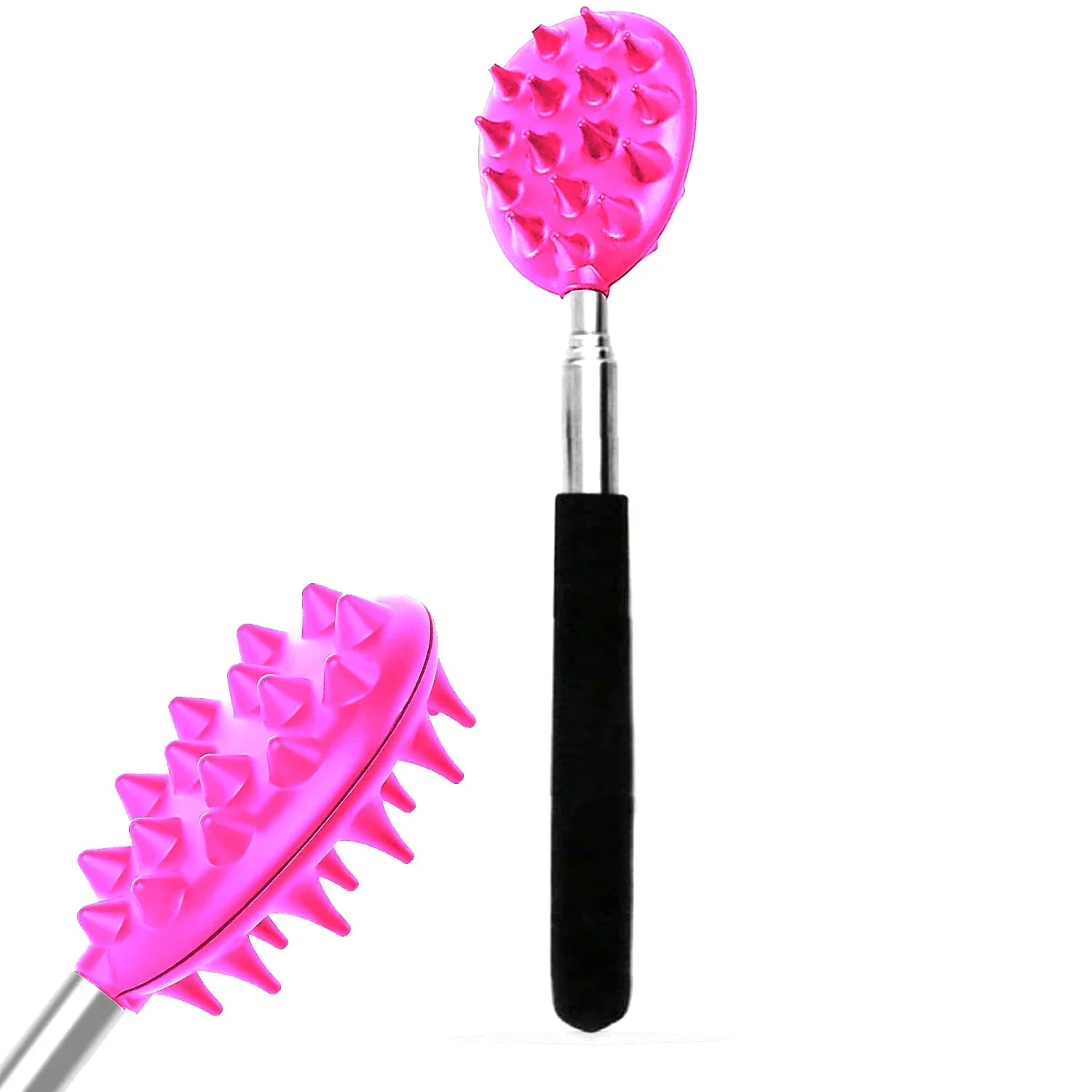 Extendable Back Scratcher – Telescoping Itch Stick with Durable PVC & Stainless Steel Spikes