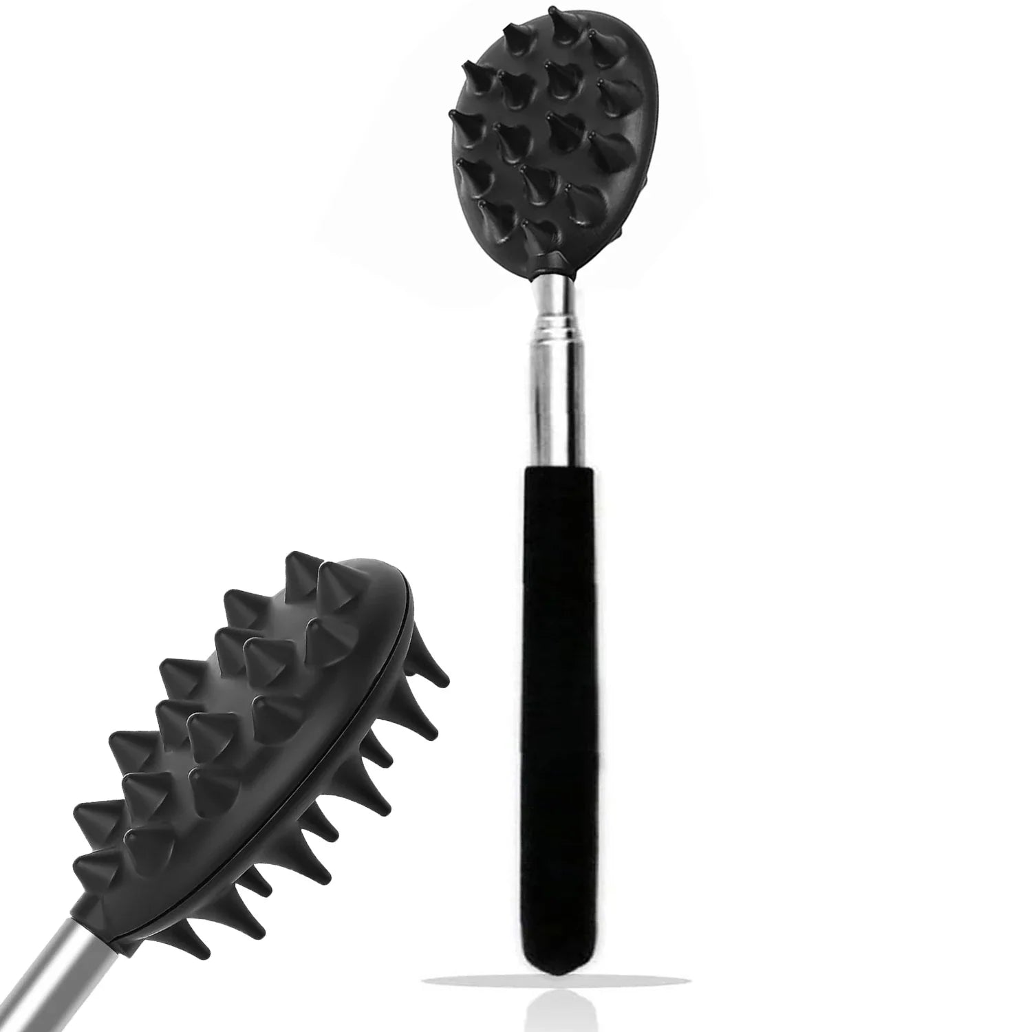 Extendable Back Scratcher – Telescoping Itch Stick with Durable PVC & Stainless Steel Spikes