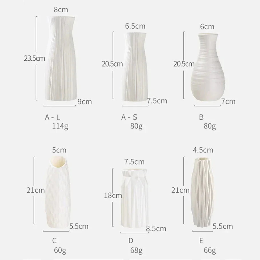 Modern Nordic Vase for Fresh Flowers and Luxurious Settings