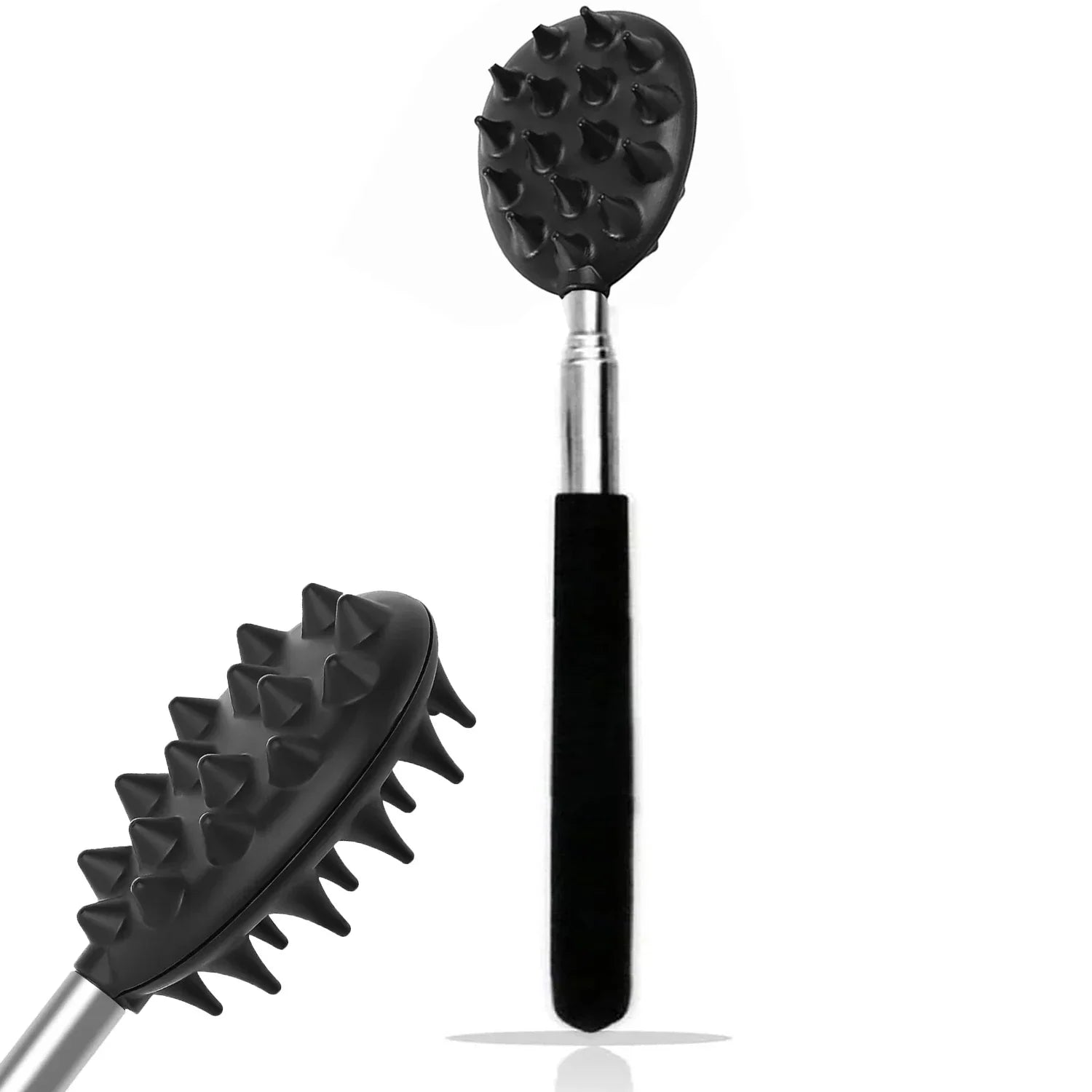 Extendable Back Scratcher – Telescoping Itch Stick with Durable PVC & Stainless Steel Spikes