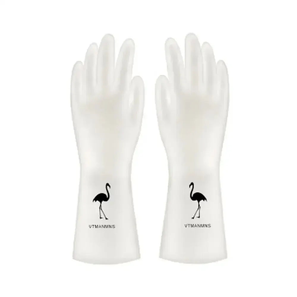 Waterproof Cleaning Gloves – Durable Silicone Kitchen Chore Gloves, Latex-Free