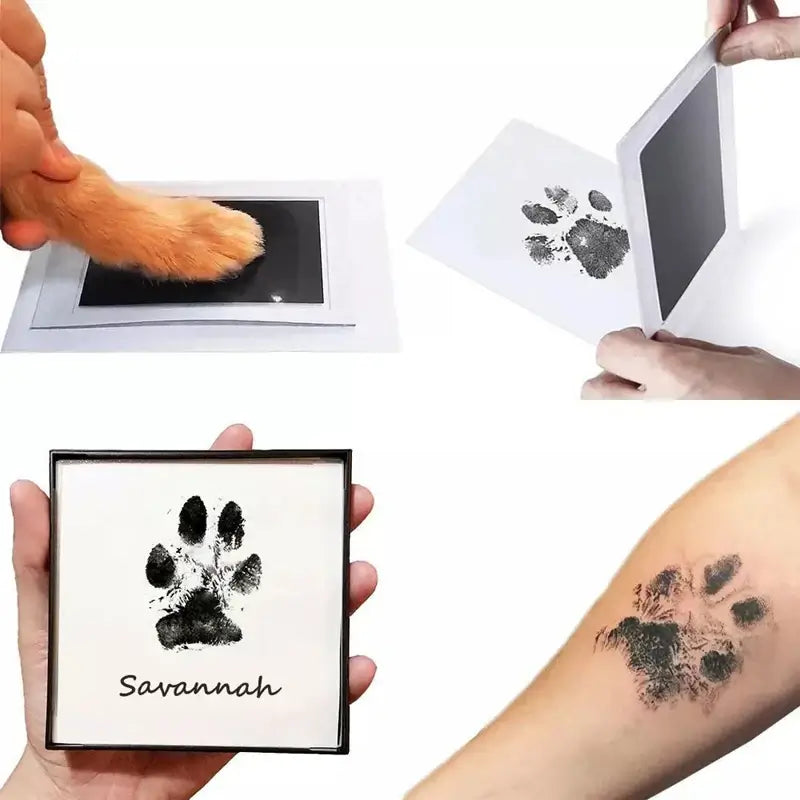 Unique Memorial Ornament – Keep Your Pet’s Paw Print Forever 🐾