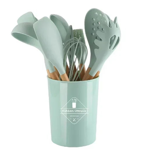 12PCS SILICONE KITCHEN UTENSILS SET