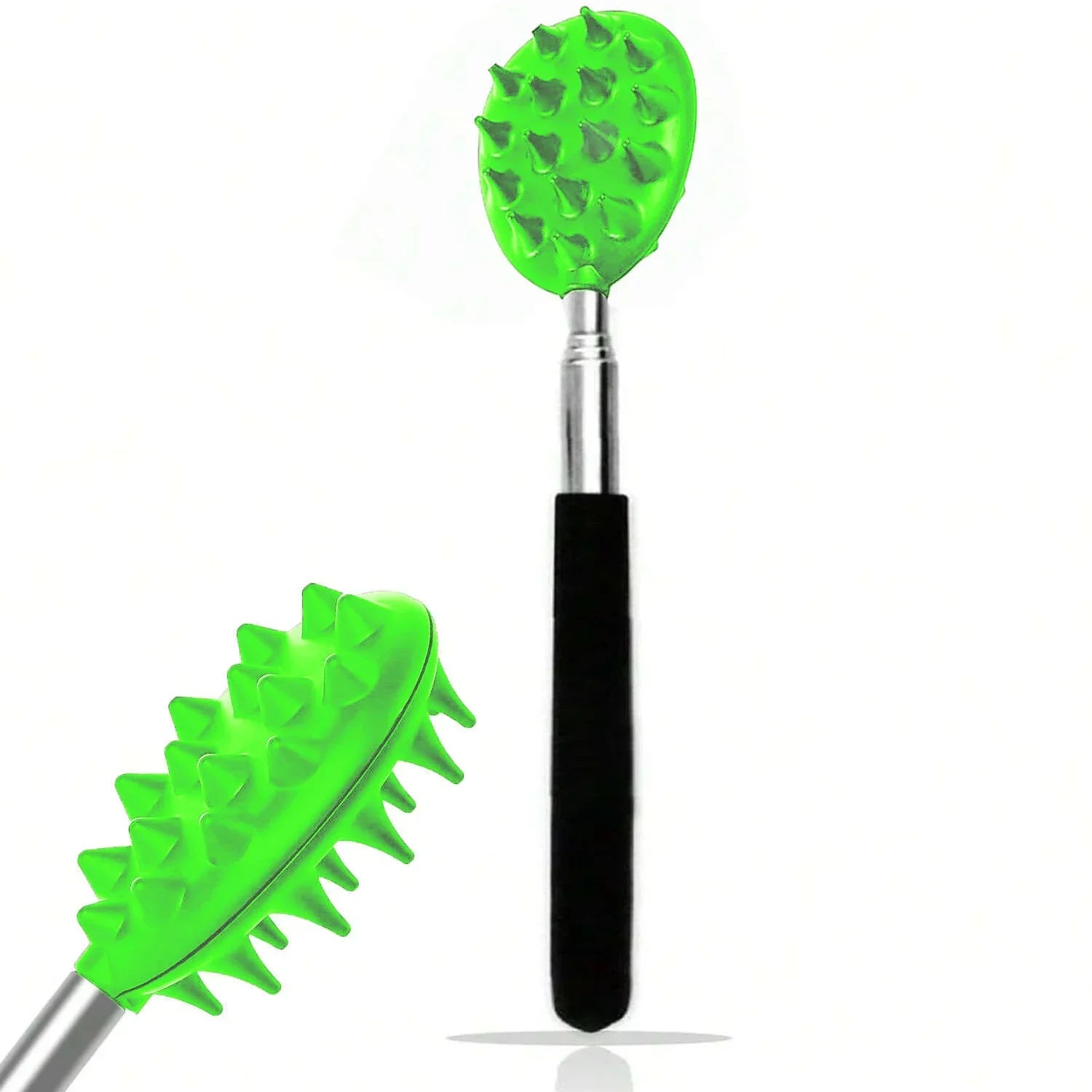Extendable Back Scratcher – Telescoping Itch Stick with Durable PVC & Stainless Steel Spikes