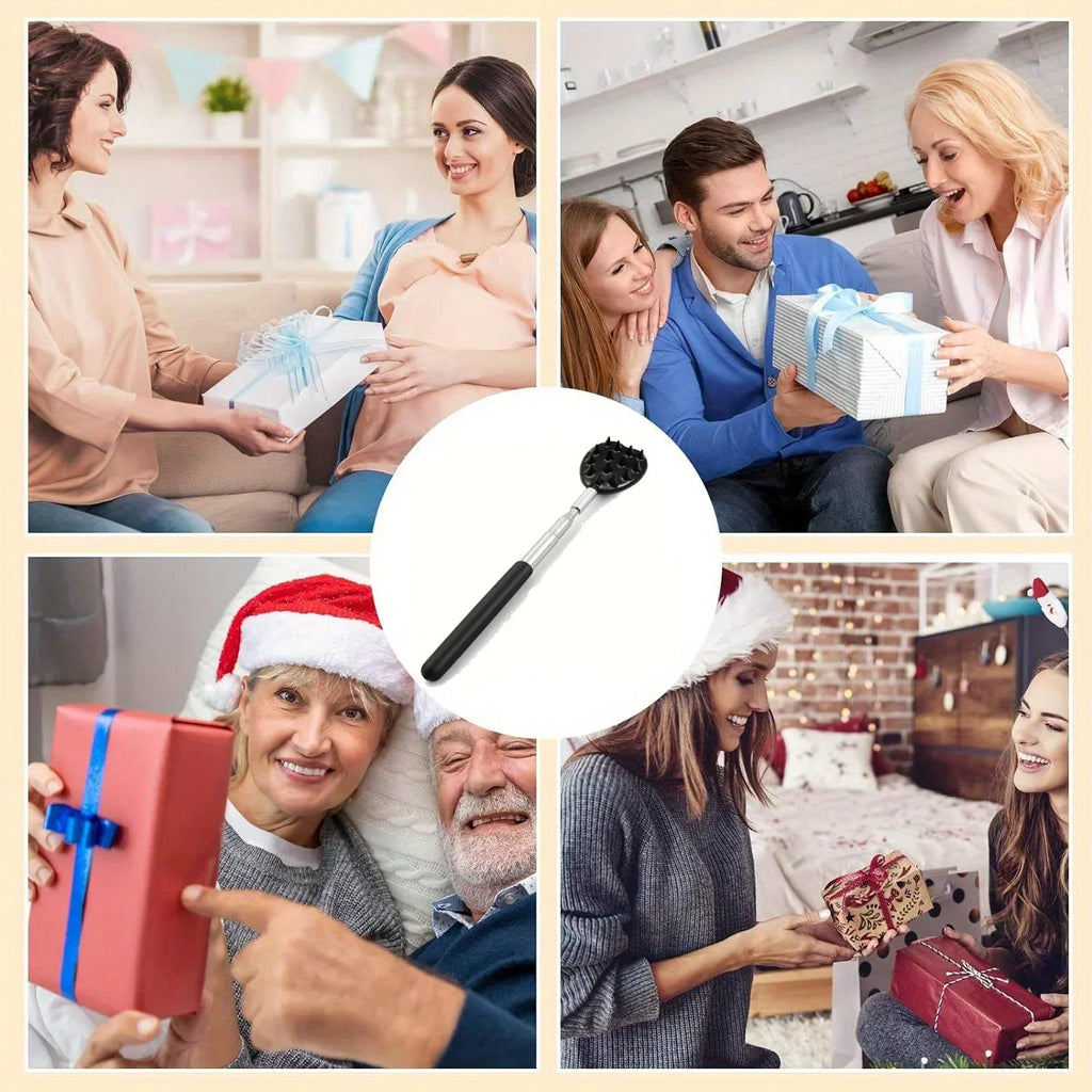 Extendable Back Scratcher – Telescoping Itch Stick with Durable PVC & Stainless Steel Spikes