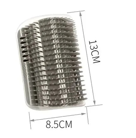 Cat Corner Massage & Self-Grooming Brush (+FREE Cat Nip)