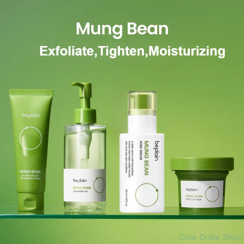 Korean Beplain Mung Bean Pore Serum,Deep Pore Cleansing Foam