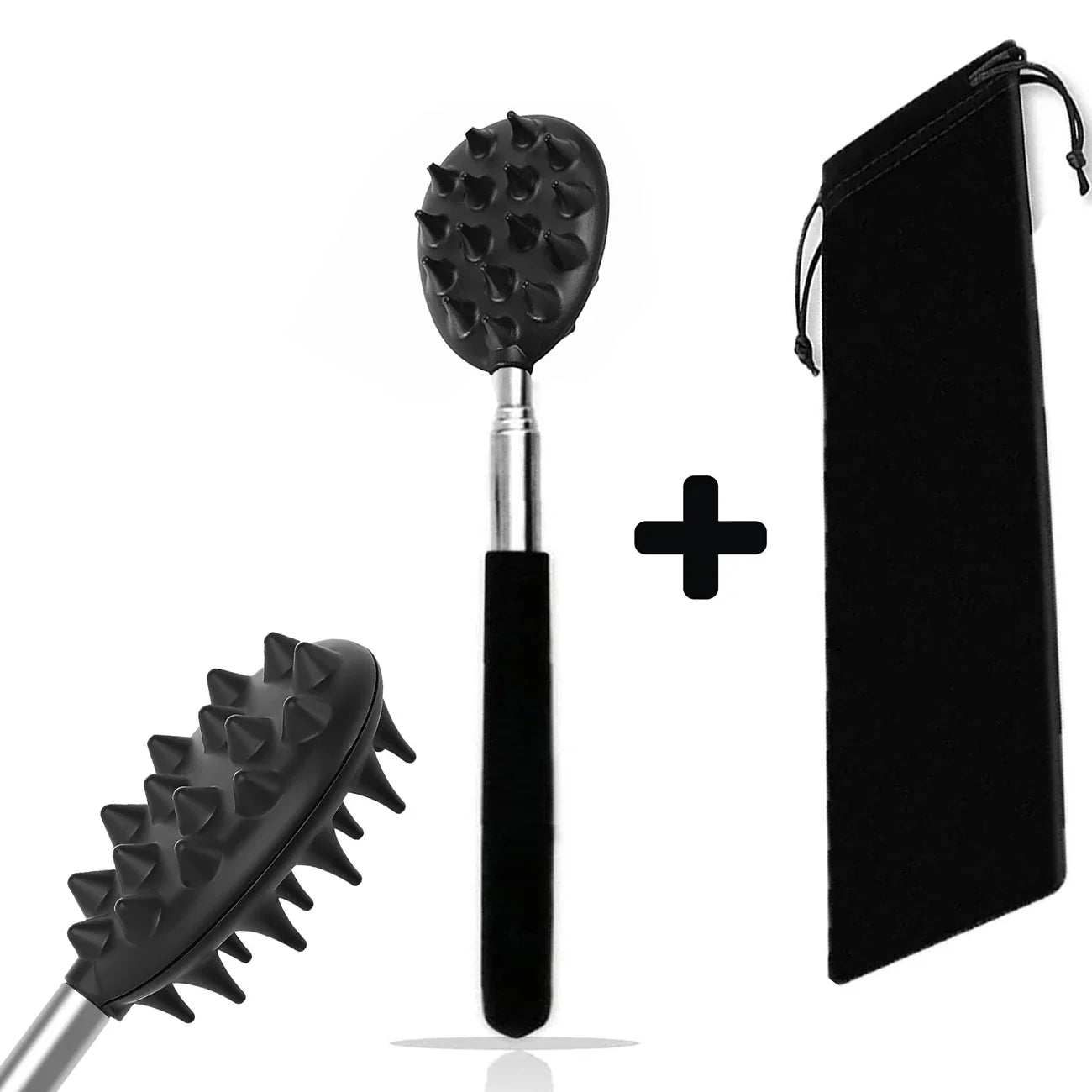 Extendable Back Scratcher – Telescoping Itch Stick with Durable PVC & Stainless Steel Spikes